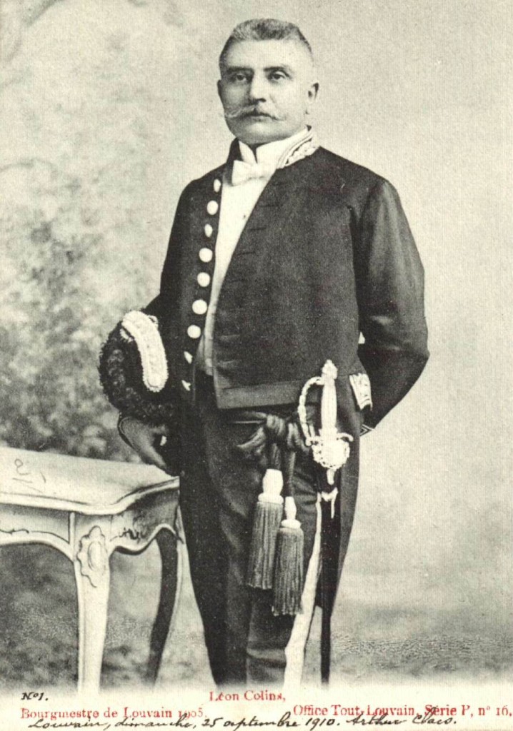 Burgemeester Leo Colins (Stadsarchief Leuven)