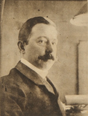 Prof. Vincent Lenertz die in de nacht van 25 op 26 augustus 1914 voor zijn woning werd doodgeschoten