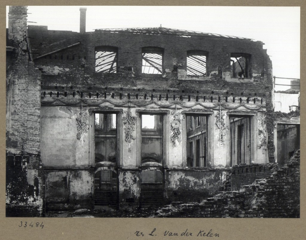 Justitiepaleis in de Vanderkelenstraat, binnenkoer (foto adore databank UGent)